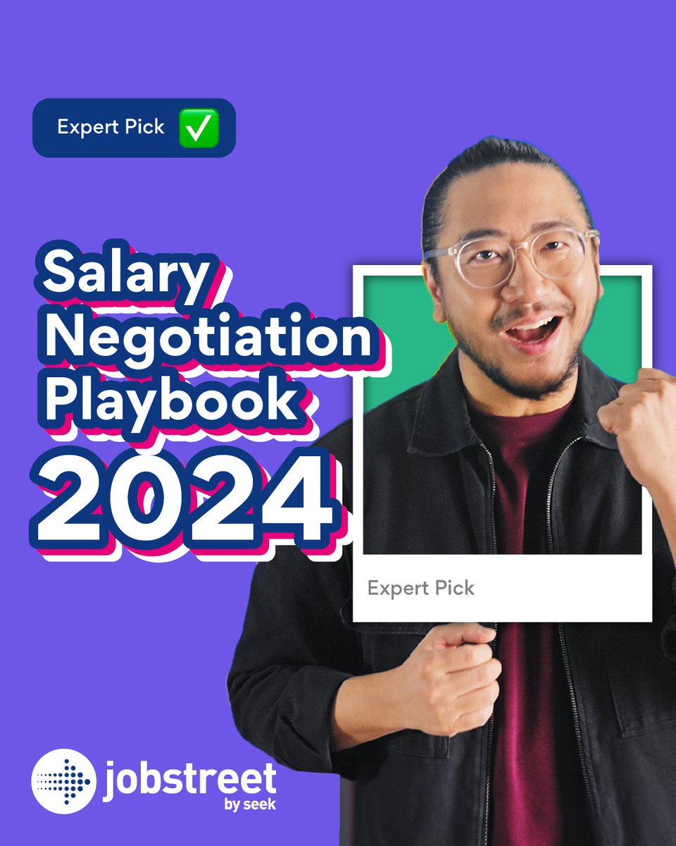 Negotiation skills + EXCLUSIVE prizes = the ultimate combo!

Learn to get paid what you deserve with our #SalaryCollection and stand chance to win a FREE salary Negotiation Cheat Sheet and $50 eCapitaVoucher!

🔗: bit.ly/3UFDmzz

#CareerHub #BetterMatches