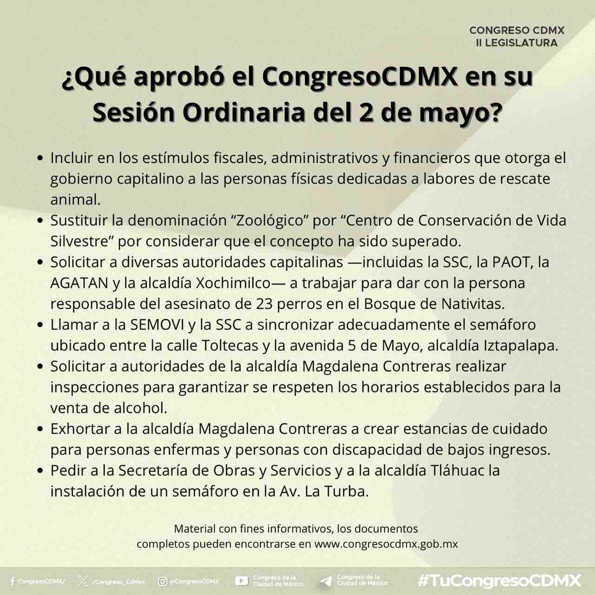 ▶️💬 Les compartimos el #ResumenInformativo con las noticias más destacadas del #CongresoCDMX. Aquí los detalles 📲👀