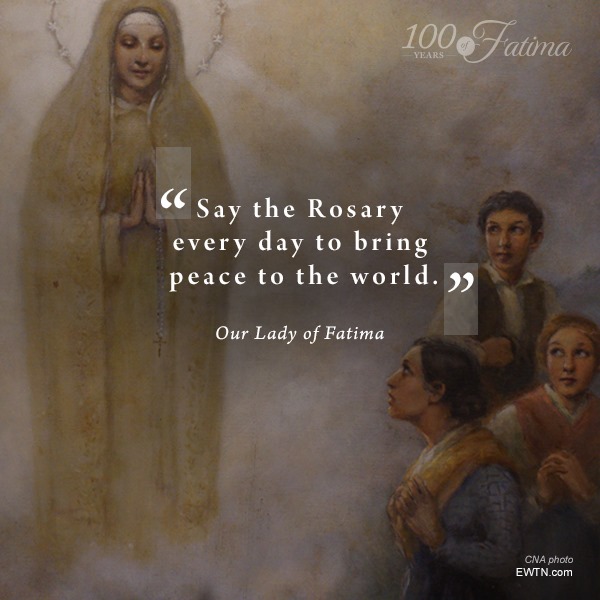 May is the month where we give honor to the Blessed Mother. A great way to do that is through praying the Rosary, where we meditate on Christ's life through her eyes. Holy Mary, Mother of God, pray for us!

For a free eBook on our Blessed Mother - bit.ly/EWTN_MMOC