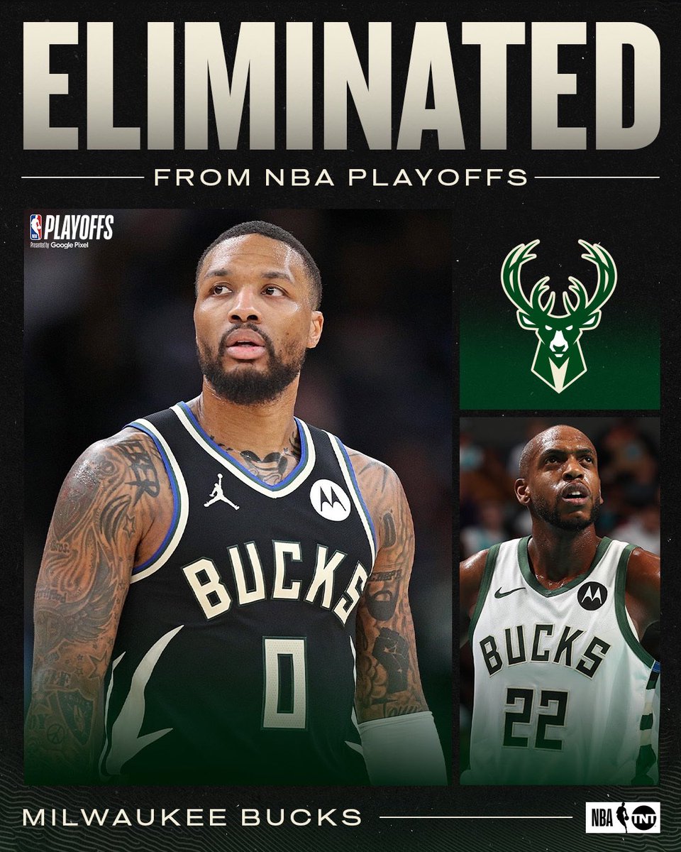 The Bucks have been eliminated from the playoffs.