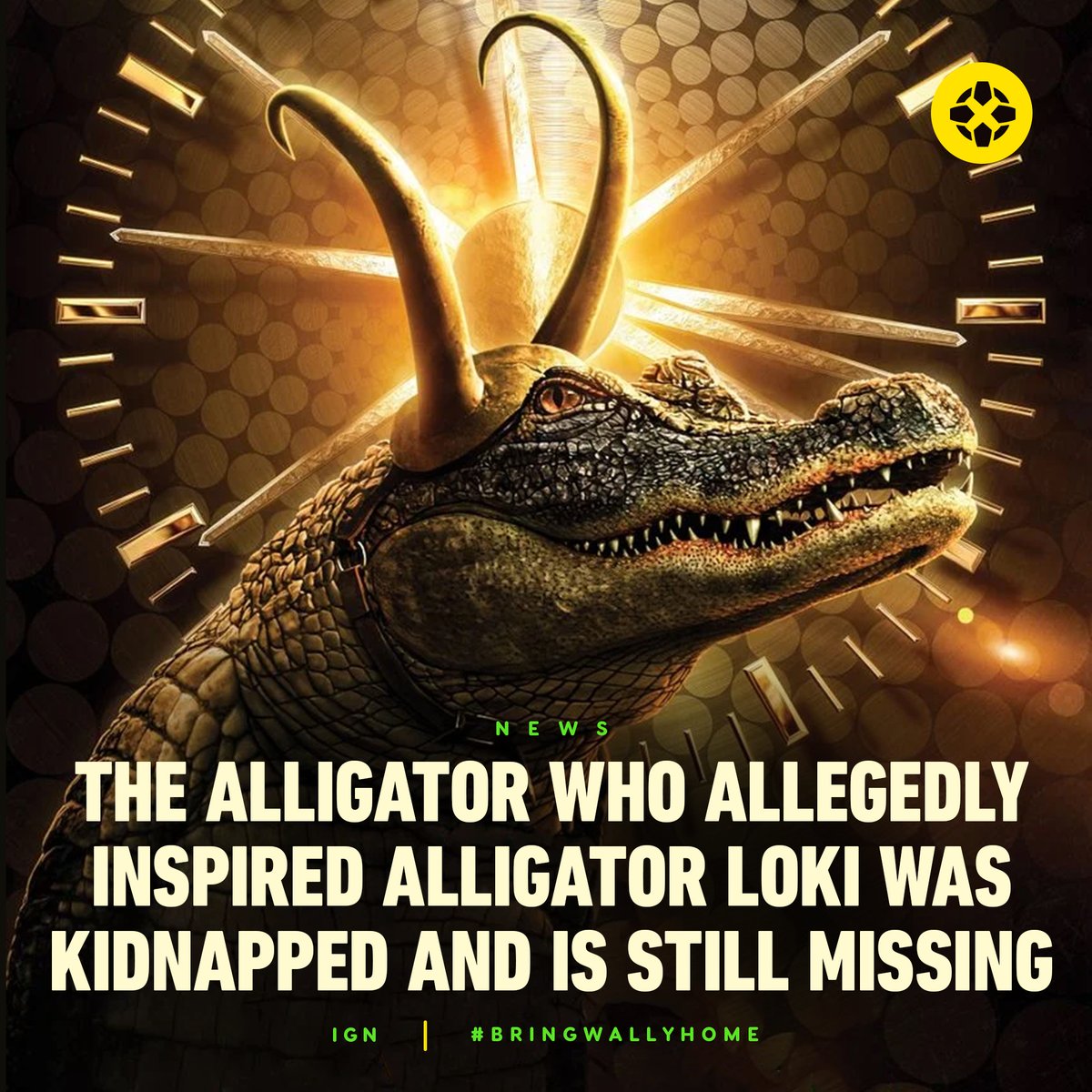 Wally, the emotional support alligator who allegedly inspired a Loki variant in Marvel's Loki Season 1, was kidnapped while on vacation in Georgia, found by authorities, and then mistakenly released into the wild. bit.ly/3Wozq7q