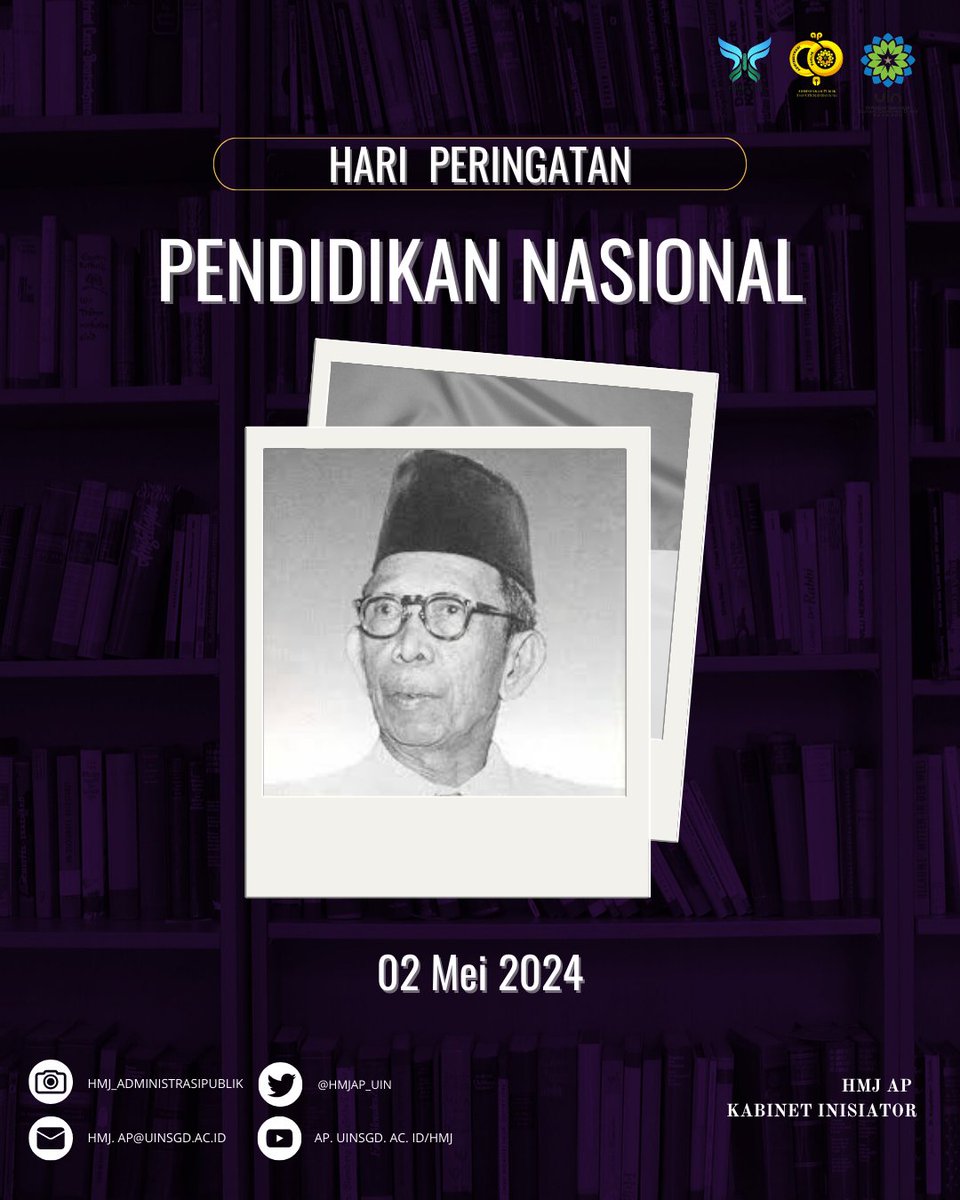 [HARI PENDIDIKAN NASIONAL]

'Ing ngarsa sung tulada, Ing madya mangun karsa, Tut wuri handayani (Di depan, seorang Pendidik harus memberi teladan yang baik, di tengah atau di antara Murid guru harus menciptakan prakarsa dan ide, Dari belakang Seorang Guru harus Memberikan—