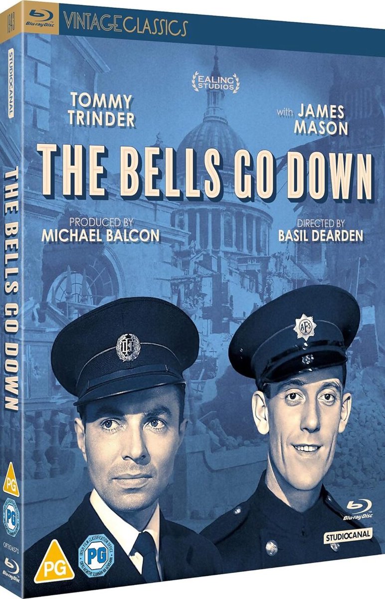 disc_connected's tweet photo. ***ANNOUNCEMENT***
Coming on June 24th on Blu-ray in the UK from @StudioCanalUK as part of their #VintageClassics line: #TheBellsGoDown (1943)!
Set in the heart of wartime London, this 1943 masterpiece from Ealing Studios vividly captures the urgency of the era, https://t.co/OtxZw4fxOl