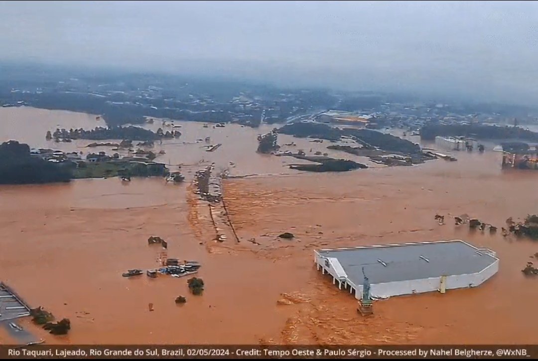 Lajeado/RS Antes e depois do maior desastre da história do Rio Grande do Sul.
