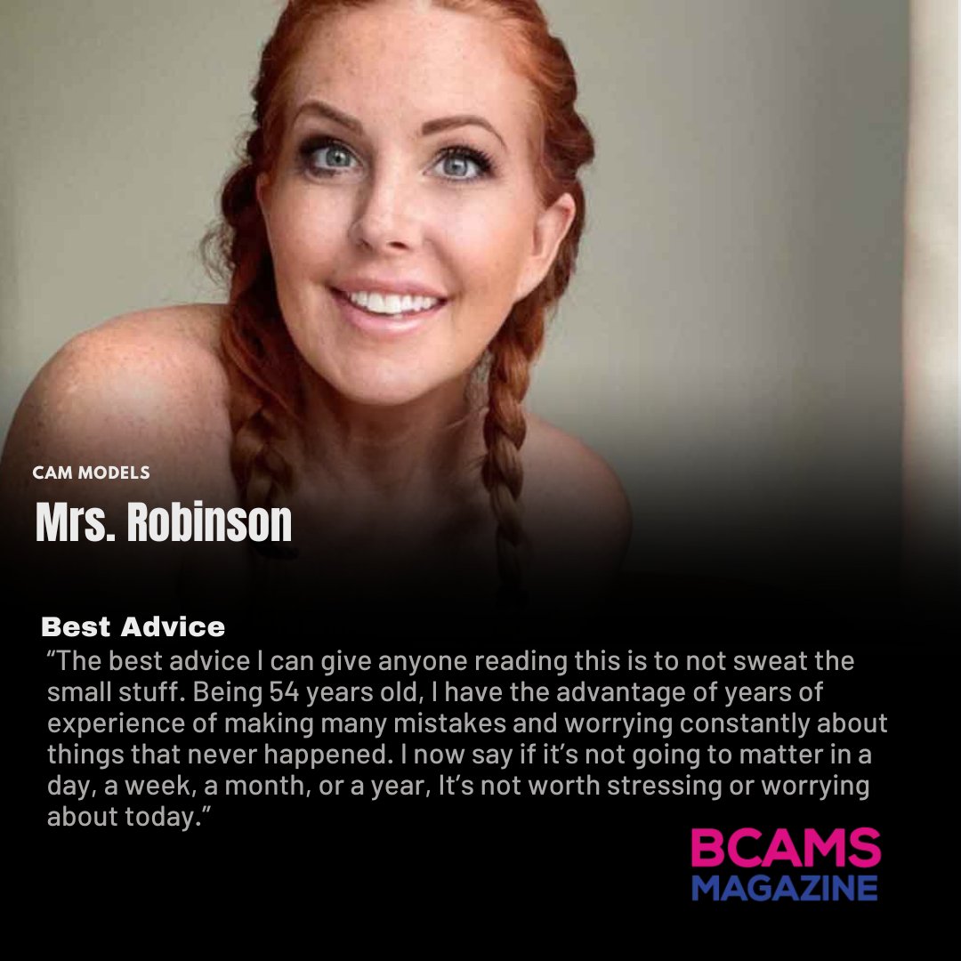 Once a high-profile advertising executive and dedicated PTA president, Mrs. Robinson bravely shifted gears, leaving her successful career to forge a new path in the camming industry. Despite facing significant  [...]

bcams-magazine.com/2024/05/mrs-ro…

@MrsRobinsonXo 
#bcamsmagazine