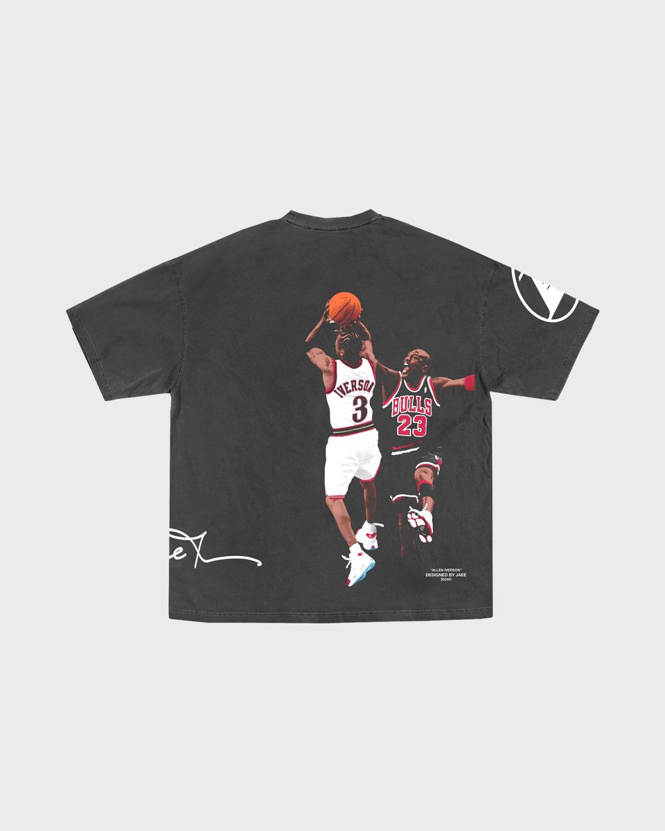 Allen Iverson Tee by me.
Dropping tomorrow at 3pm pst/ 6pm est.

Like & RT for a chance to win a free tee.