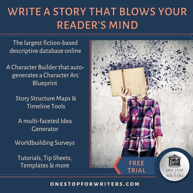 Ready to write your best story yet? Put a creative tool in your writer's kit that changes the writing game. Story Maps, Timelines, Character Builder, Character Arc Blueprint, Largest Description Database & more One Stop for Writers: buff.ly/3UplGGW #writing #amwriting
