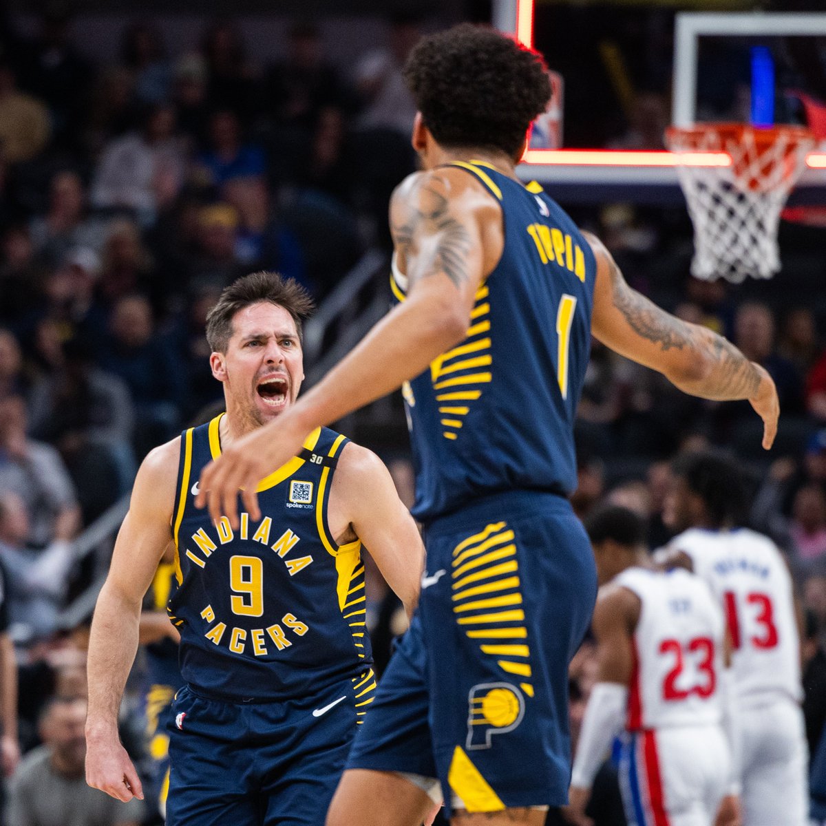 The Pacers bench came up CLUTCH tonight: Pacers bench: 50 points Bucks bench: 10 points Indiana will face the New York/Philly winner 👀