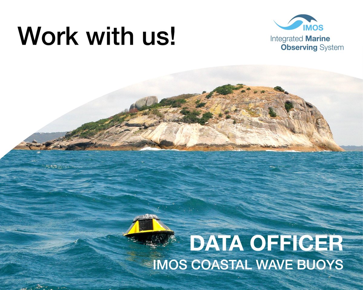 We’re looking for a Data Officer to join the new IMOS Coastal Wave Buoys Facility 🌊 Support and contribute to the collection and curation of data essential to understanding the changes driven by waves and temperature in coastal zones. bit.ly/4b5AOR1 @uwanews