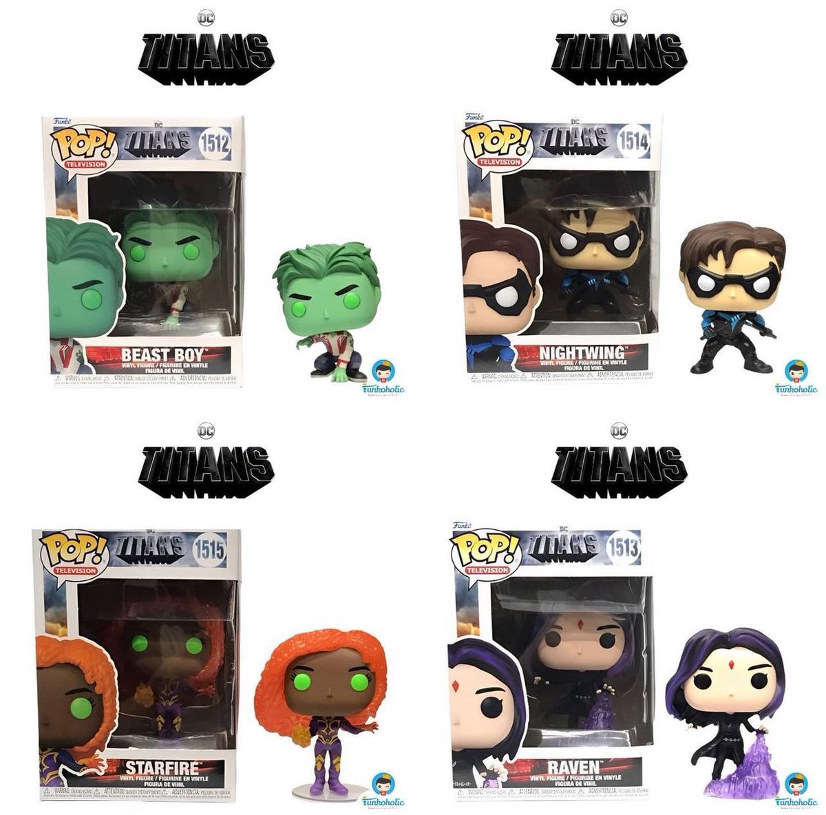 YESSS MY TITANS FAMILY FINALLY GETTING THE FUNKO POPS THEY DESERVE 🙌🏽😭❤️ #DCTitans