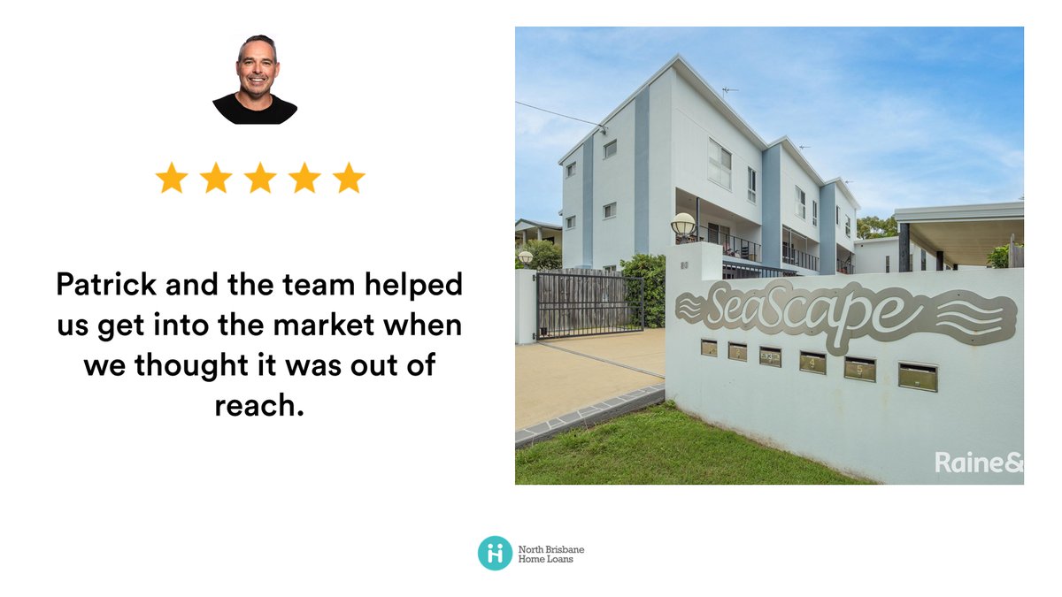 We love hearing how we have helped people get what they want  - here is our latest client review in Tannum Sands.

★★★★★
🛌 3 🛀 2 🚘 2

...
#ratemyagent #mortgagebroker #brisbane #nbhl #nexthome #firsthome #refinance
rma.reviews/qT5N7BLnA8TM