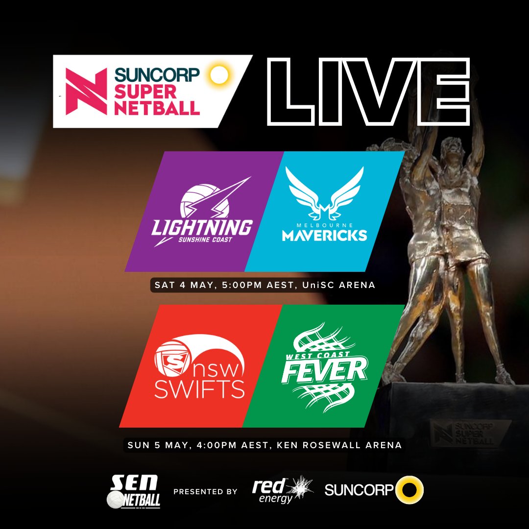 Your home of @SuperNetball radio this weekend! Catch the #SSN action LIVE on the SEN app: sen.lu/SENApp Presented by @RedEnergyAU | @SuncorpGroup