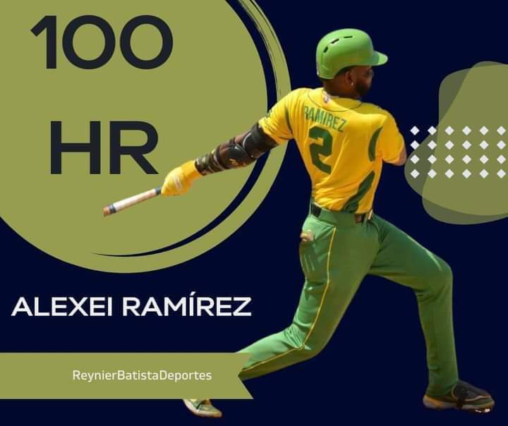 El atleta pinareño Alexei Ramírez acaba de conectar su HR 100 en Series Nacionales. ¡Muchas felicidades! #UnidosXCuba #PinardelRío