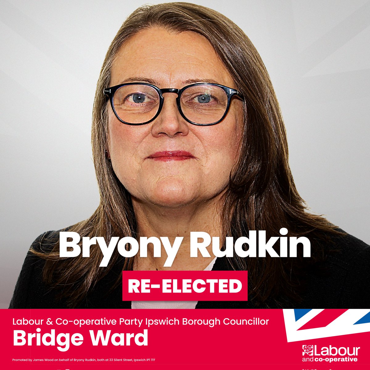 Bridge ward: Conservative 450, Reform 184, Green 166, Labour 780, Lib Dem 108. Labour hold for Bryony Rudkin.