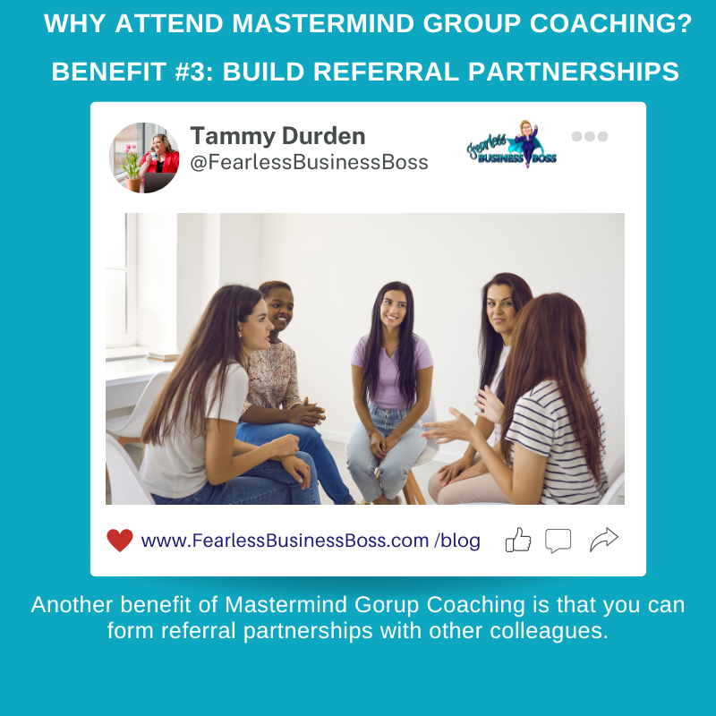 Let's team up and make our businesses even better! 💥
Join the Mastermind Group Coaching NOW! 🔥 
#Mastermind #groupcoaching #GoalsCrushed #businesstips #Businesscoachforwomen #businessowner #fearlessbusinessboss