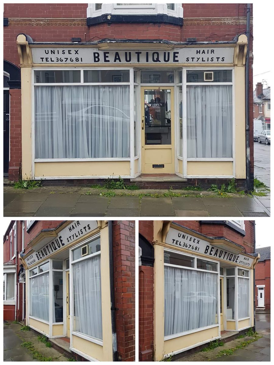 Paid a visit to Doncaster to see where they film the exterior shots for 'Open All Hours' and 'Still Open All Hours.' It is a hairdresser's and looks quite traditional; this location is used as Arkwright's shop.