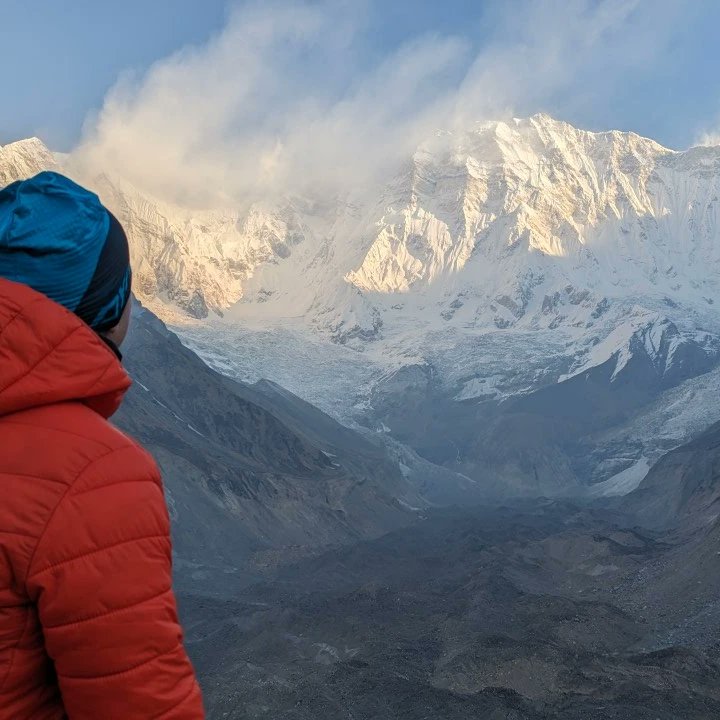 Annapurna Base Camp 4130m
I feel 👍 
Next stage Mardi Himal Basecamp