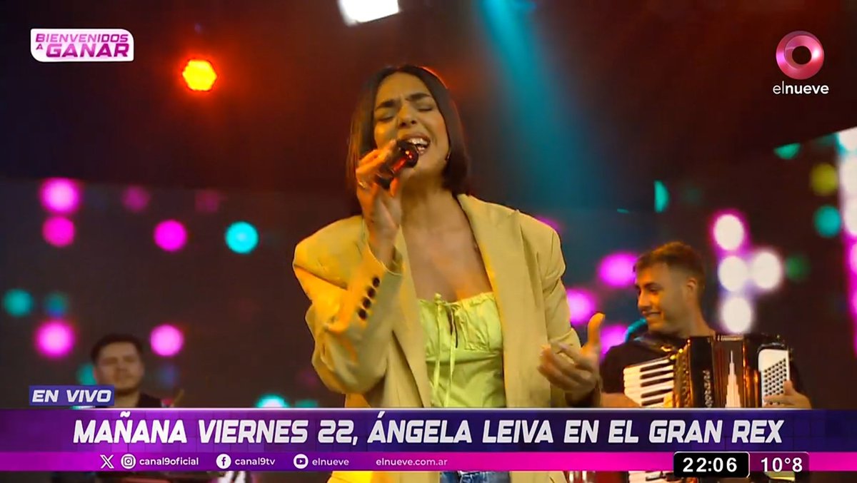 Yaaa prendida viendo las repeticiones de #BienvenidosAGanar 🖤💛🙌🏻 que lindooo que ya arranca la nueva temporada el 13/05 🎉

▪︎Hermoso escuchar cantar a Ángela Leiva 🫶🏻▪︎