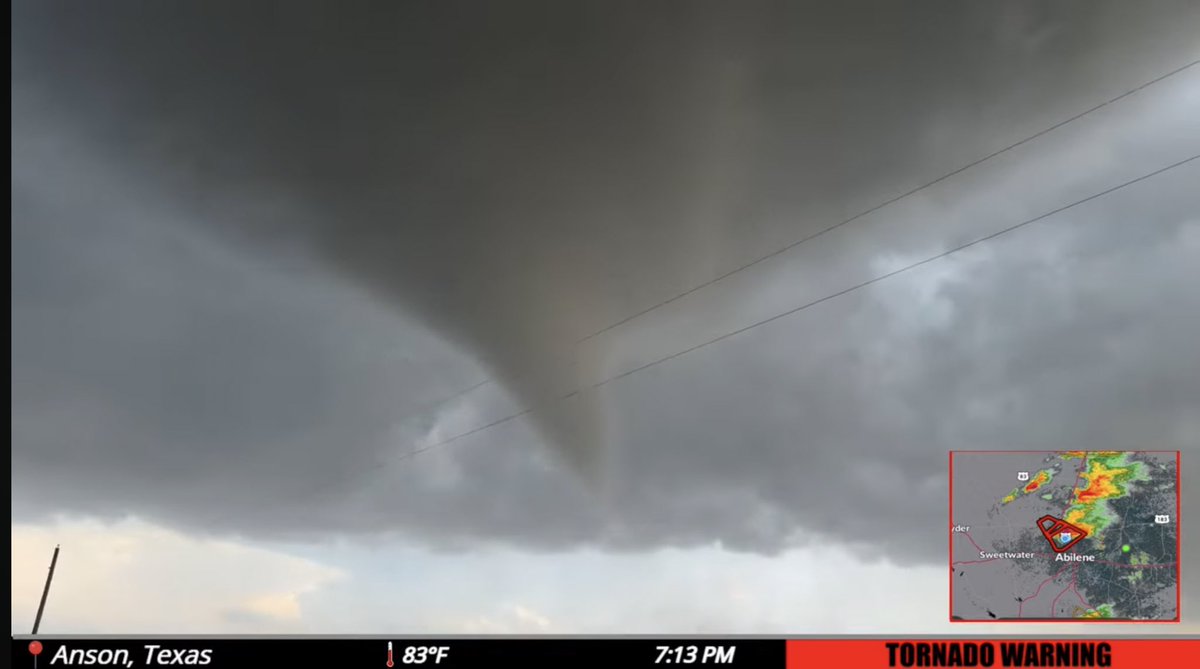 Incredible heroic actions by veteran storm chaser @FreddyMcKinneyR for saving the lives of a family and dodging a #tornado while driving injured family to the hospital. Storm chaser @ChasingWConnor reporting the tornado in progress by live stream. Honored to be friends with them