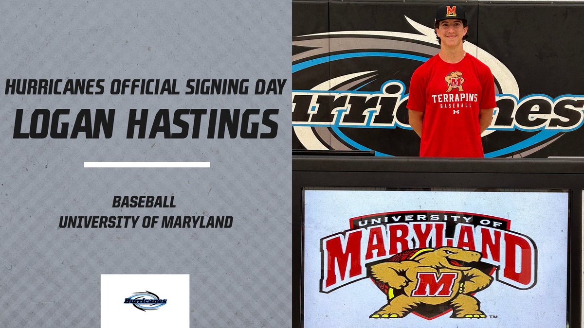 Logan Hastings will be taking his Baseball talent to the University of Maryland next year.  We wish Logan and his family the best on this great accomplishment.  #movingon