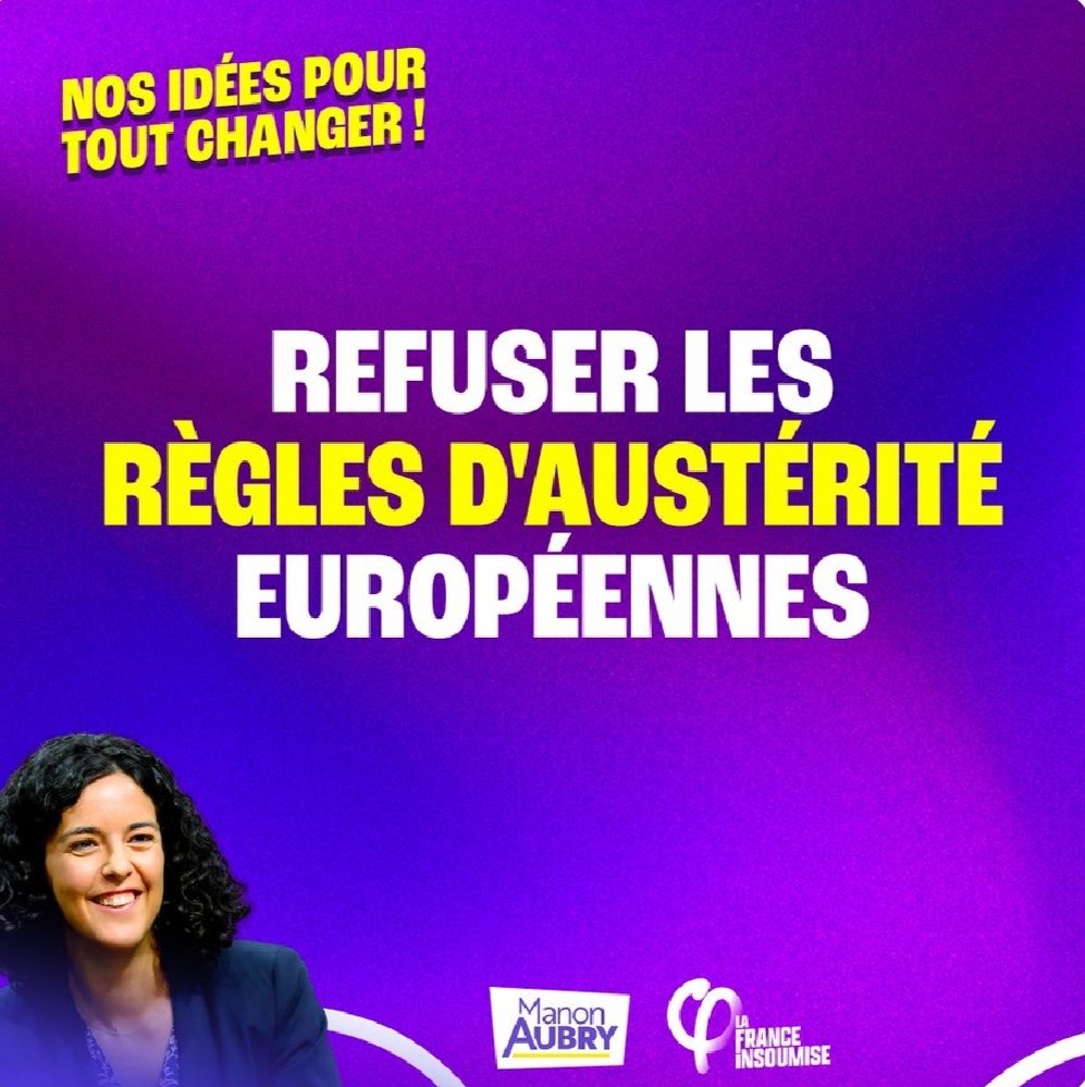 #Europeennes2024 #Europeenne2024 #Election2024 #Elections2024 #UnionPopulaire  le 08 juin je vote pour la liste de #ManonAubry