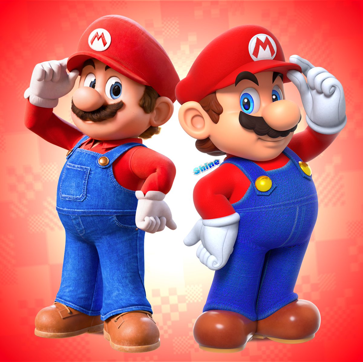 'Two Bros.'
#Mario #Nintendo #MarioMovie #Blender3D

Finally tried out @Awesome3D_'s rig!