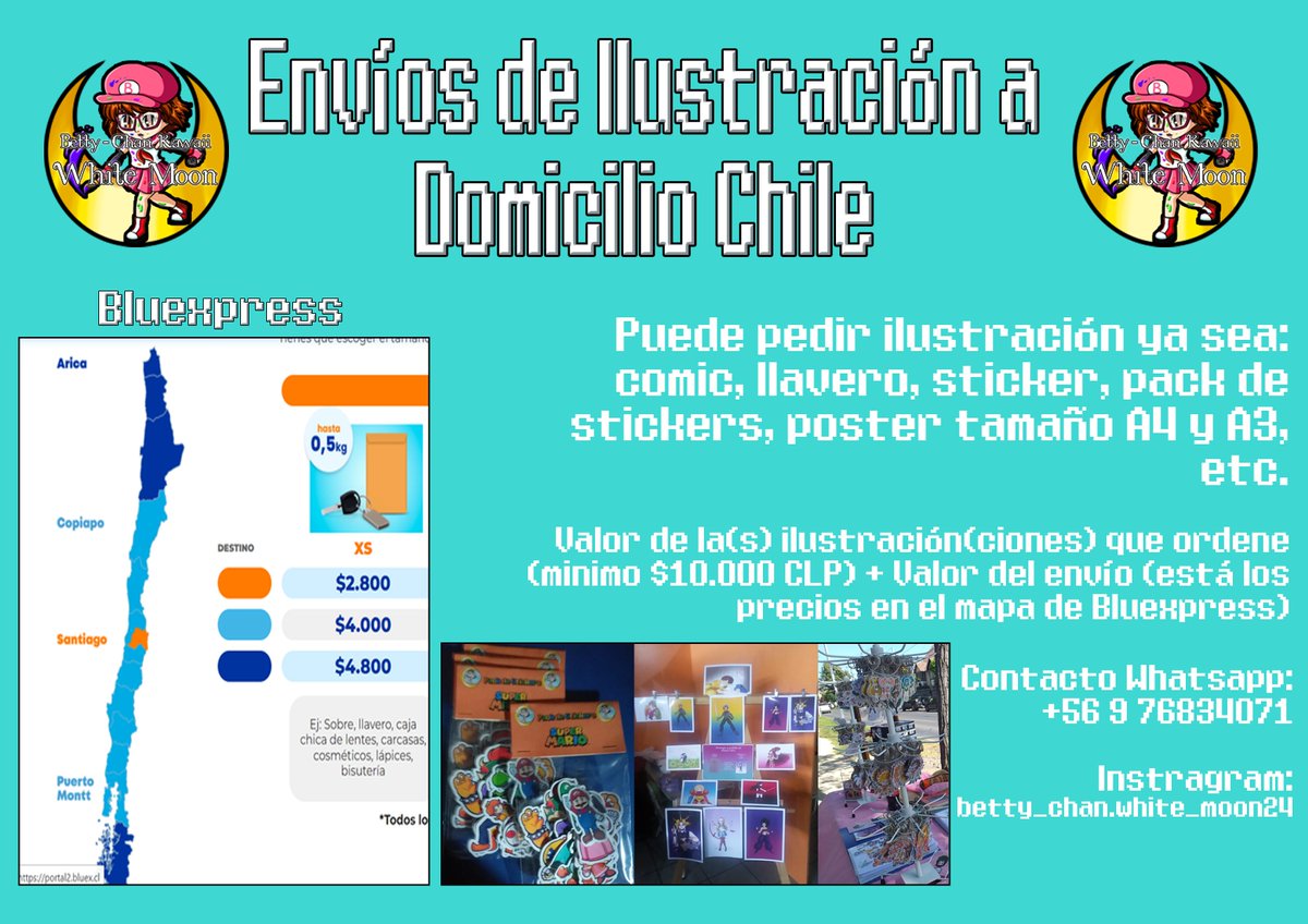 For those who live in Chile, I updated the minimum price to buy physical illustrations with home delivery. Those interested contact me by inbox. Thanks.
#Chile2024 #drawingart #illustrationart #commissionsopen #commisionart