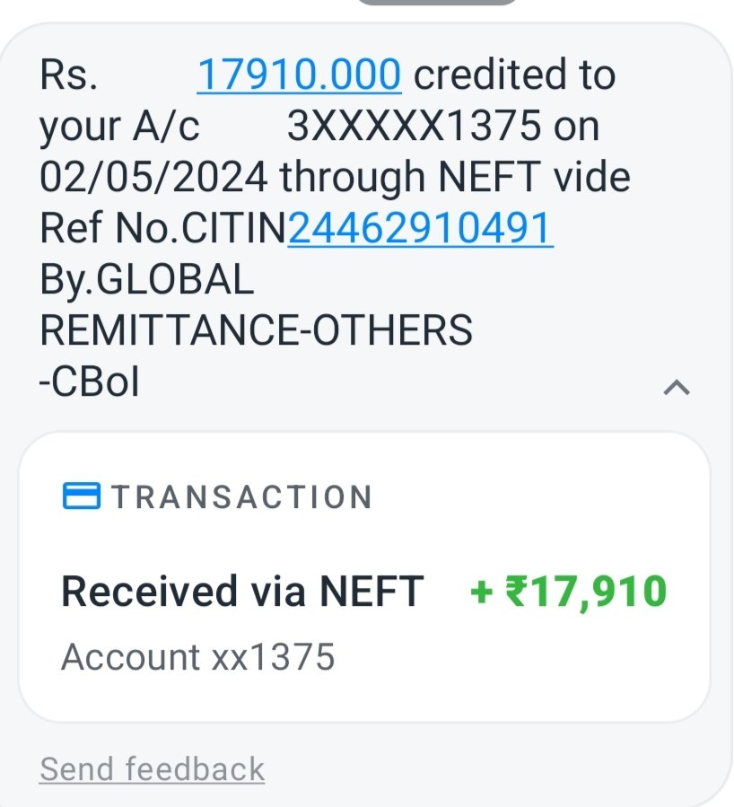 Sanketv14156385's tweet image. कल #मजदूर_दिवस था और आज मस्क अंकल ने 14 दिन की मजदूरी खाते में डाल दी है सुबह सुबह ही 🤗
किस किसका आ गया और किसका नहीं?

#payout के बारे में कुछ पूछना हो तो आप कमेंट करके पूछ सकते हैं।

#Keep_Supporting 🤝
#SRHvsRR