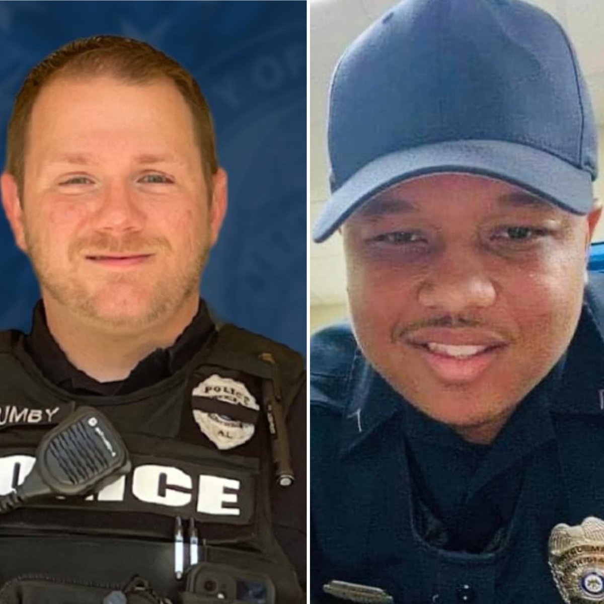 Today, at the FOP Memorial, we honored TPD Officer Trevor Scott Phillips, Investigator Dornell Cousette, Meridian Officer & Tuscaloosa native Kennis Croom, and former TPD Officer Garrett Crumby of Huntsville PD. They made the ultimate sacrifice. May we never forget them.