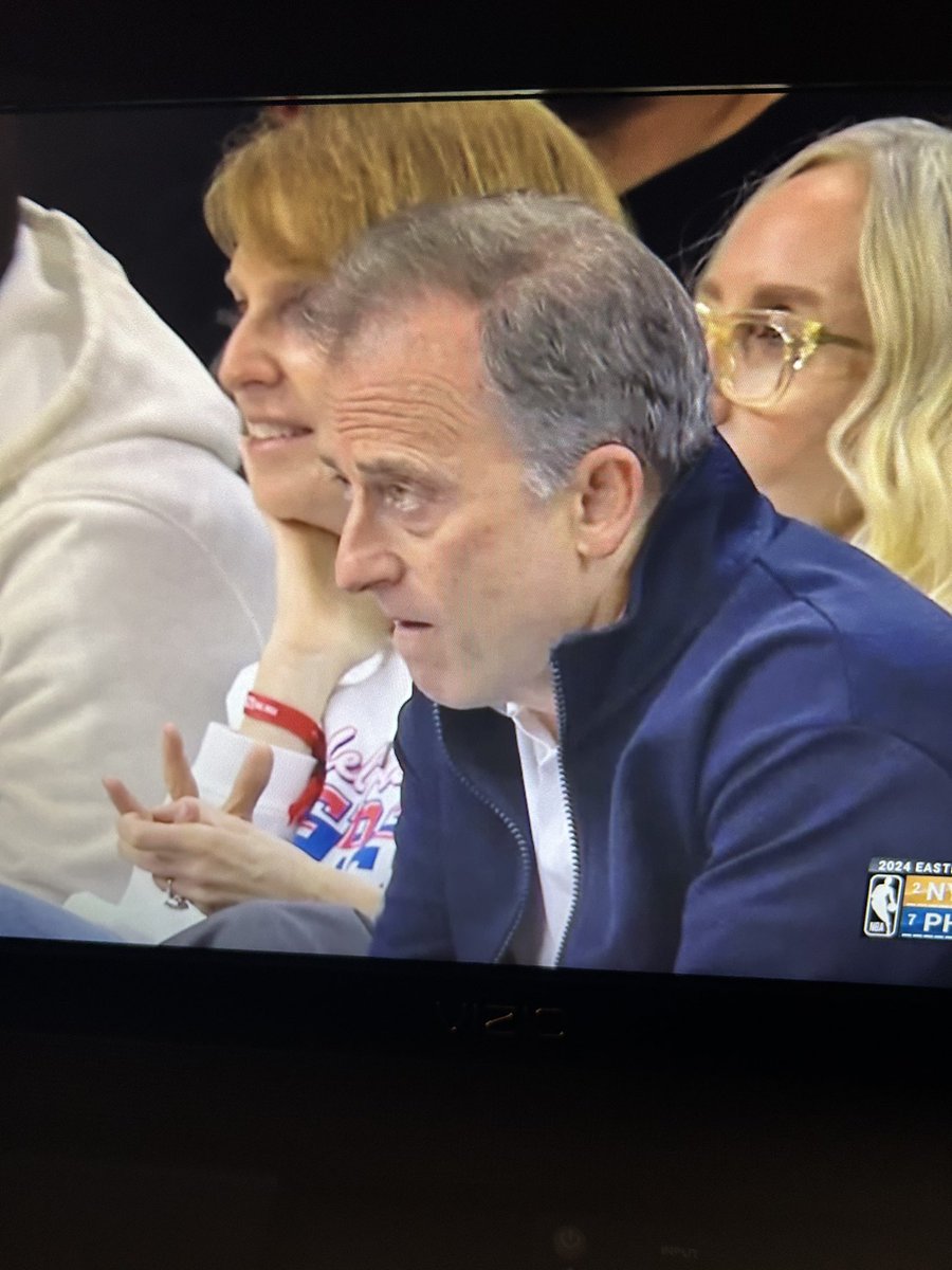 Commanders and 76ers owner Josh Harris is at the Sixers' playoff game tonight.

Broadcasting just said that Harris and others gave out tickets to first responders to attend the game tonight. Classy gesture by Harris and co