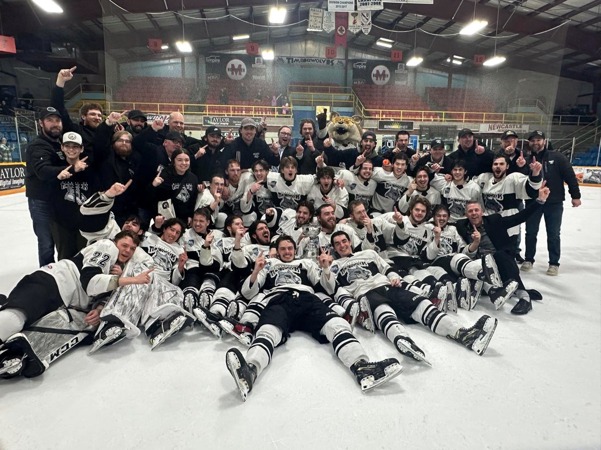 The final team to book their spot, it’s the champions of the @THEMHL 🏆 Welcome the @MTimberWolves to the #CentennialCup! #Road2Centennial | 📸 MHL