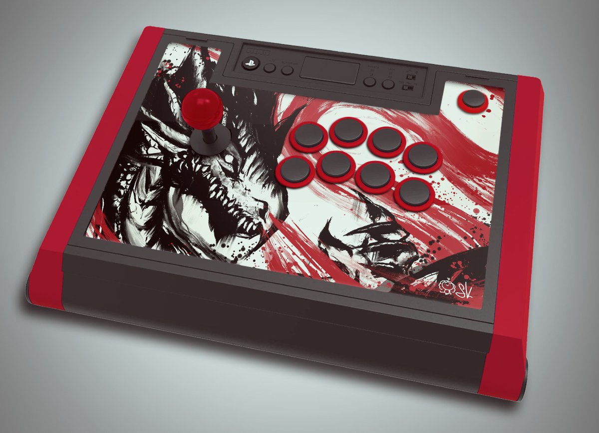 I had the pleasure of creating this #fightstick art just before #combobreaker! Good luck to those going this year!😍
---
#CB2024 #FGC #art #streetfighter6 #SF6