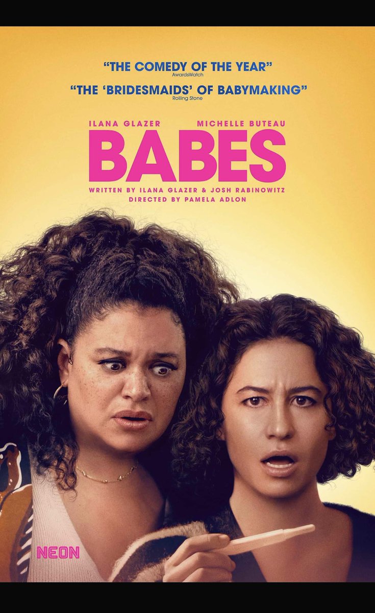 Went to screening of #Babes. Only 5 other people there because everyone was at #ISawtheTVGlow, but I’m waiting to see that @thecoolidge where director #JaneSchoenbrun will be! #IlanaGlazer #MichelleButeau #HasanMinhaj #JohnCarrollLynch #OliverPlatt #PamelaAdlon #JoshRabinowitz