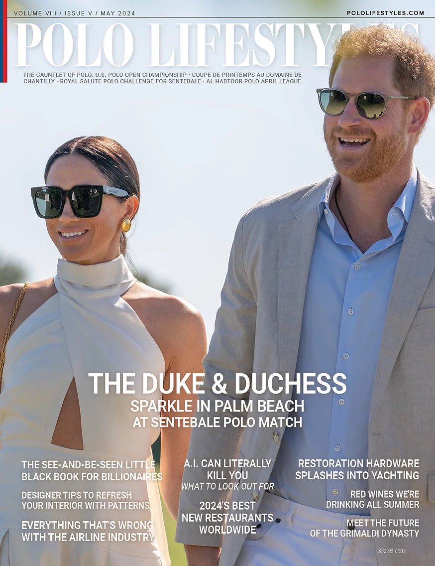 I just LOVE the smell of REAL LIFE destroying each & every single fake narrative of the #ToxicBritishPress! Congratulations to #PrinceHarry & #MeghanMarkle on landing the cover of Polo Lifestyle Magazine! The duo did indeed “Sparkle In Palm Beach!” 🇺🇸