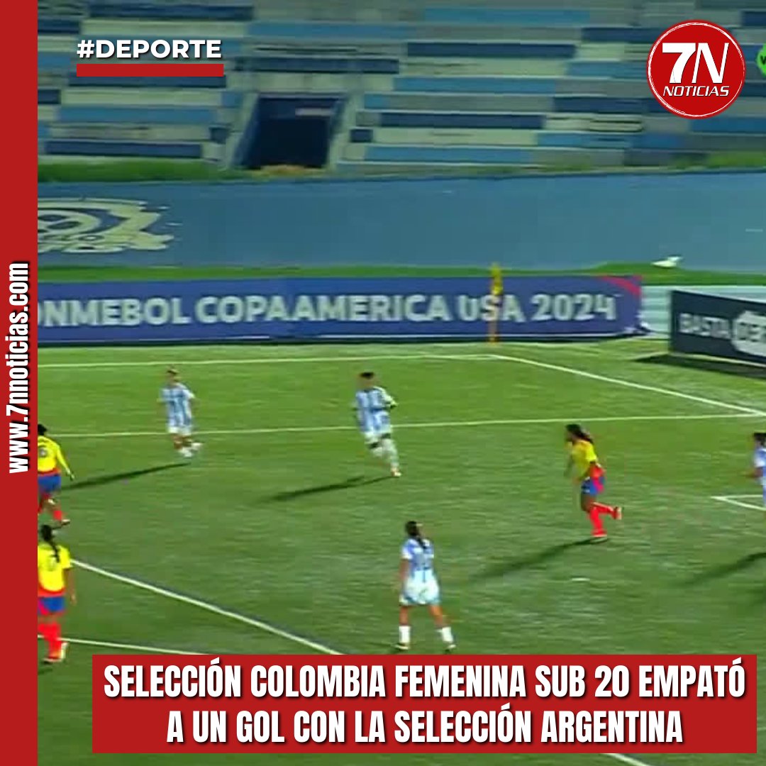 #Deporte / Selección Colombia femenina sub 20 empató a un gol (1-1) con la Selección Argentina, en la fecha jugada hoy 2 de mayo en territorio ecuatoriano dentro del #SudamericanoSub20