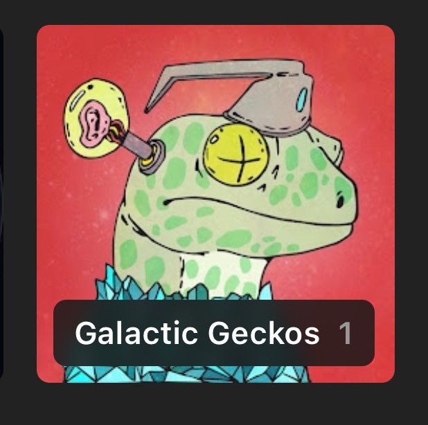 Picked up my first @GalacticGeckoSG and staked it for a year. I hear that @genuinearticles has that good good alpha.