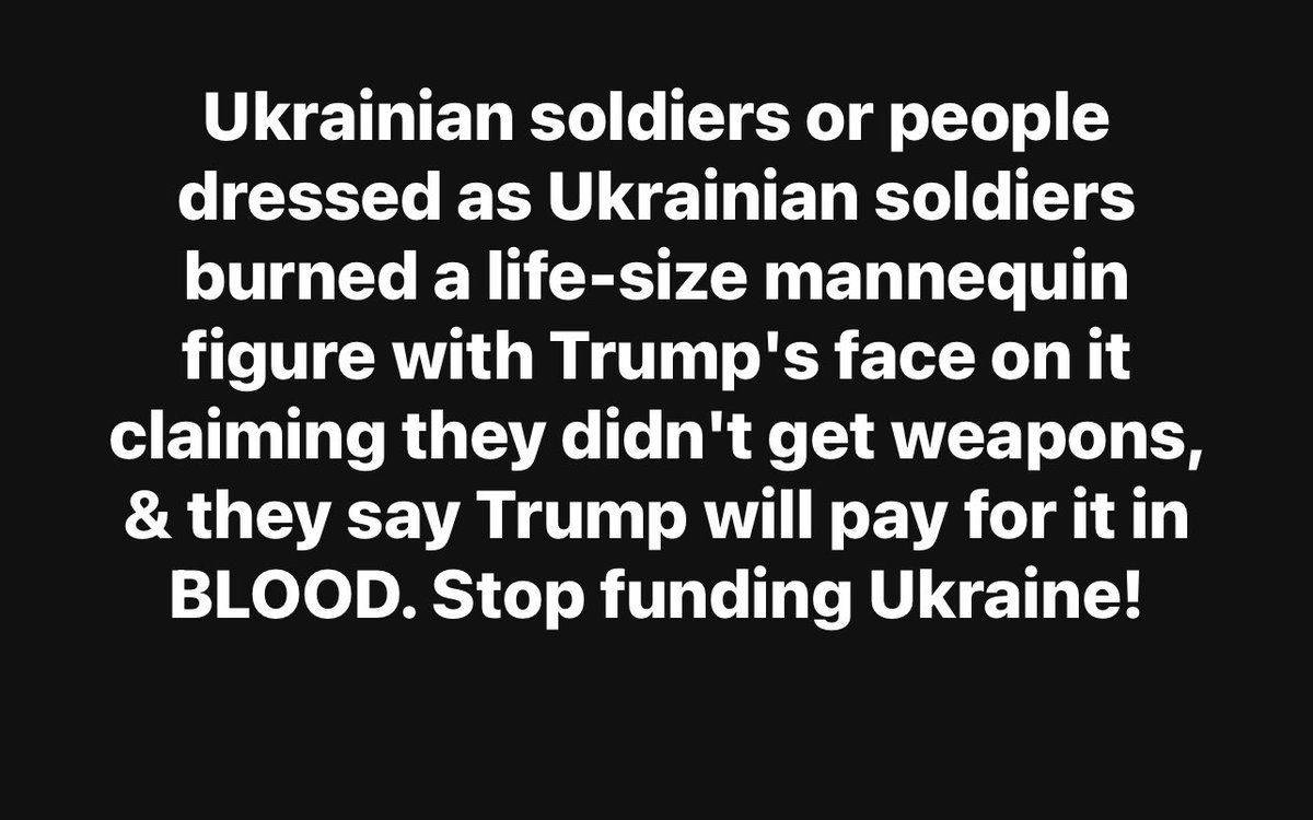 Stop funding Ukraine.