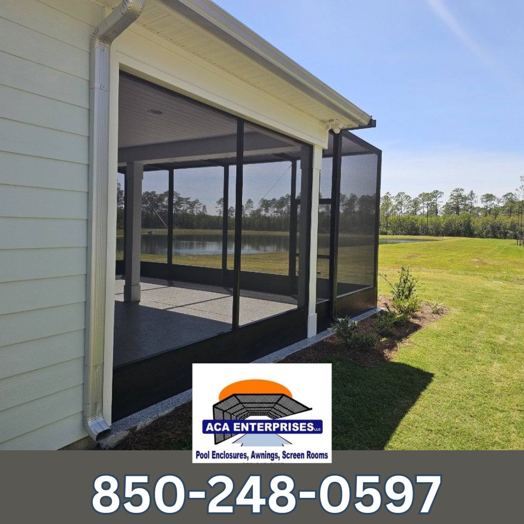 🌞 Enjoy the outdoors like never before with ACA Screen Rooms! Upgrade your backyard with our private screen rooms and pool enclosures for maximum fun under the sun. Contact us to start creating your perfect outdoor space!
#ACAScreenRooms #OutdoorLiving 🏡🌴 #PCB #PanamaCityBeach