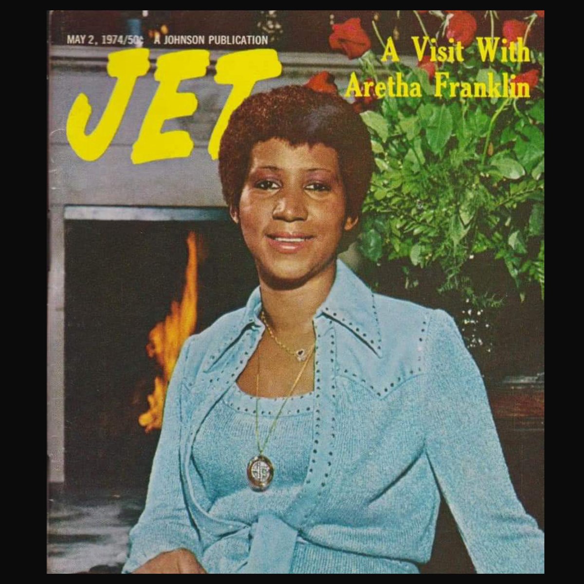 50 years ago today, #ArethaFranklin appeared on the cover of Jet.

“I’ll be happy as long as I have people around me who care for me and want to see me happy.” AF