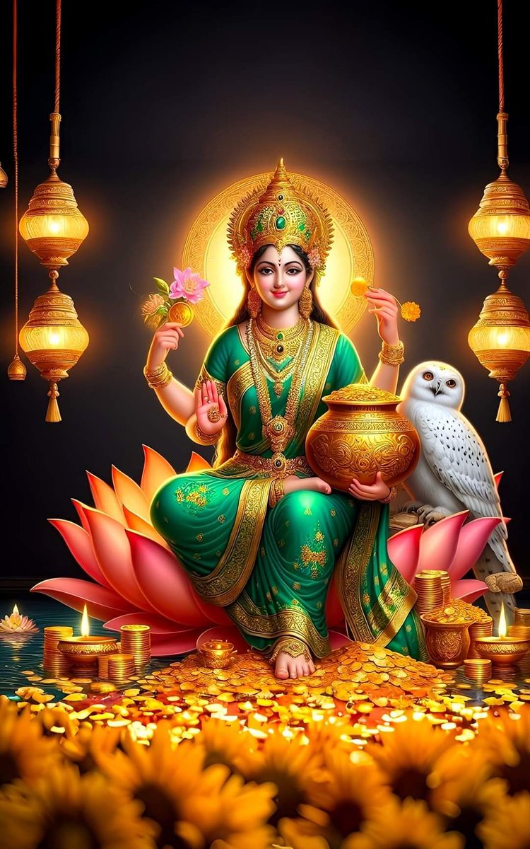 25 things about Maa Mahalakshmi✨️ 1. She is the devi of wealth and prosperity 🪷 @LostTemple7