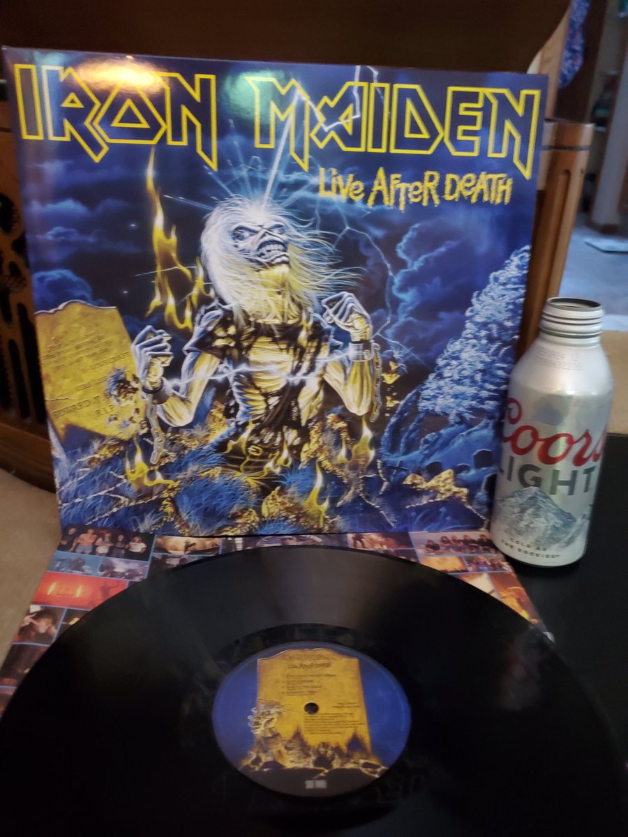 Evening finisher posted this last week but didn't finish it such a killer live album keep it rockin my friends 🤘🤘 #uptheirons