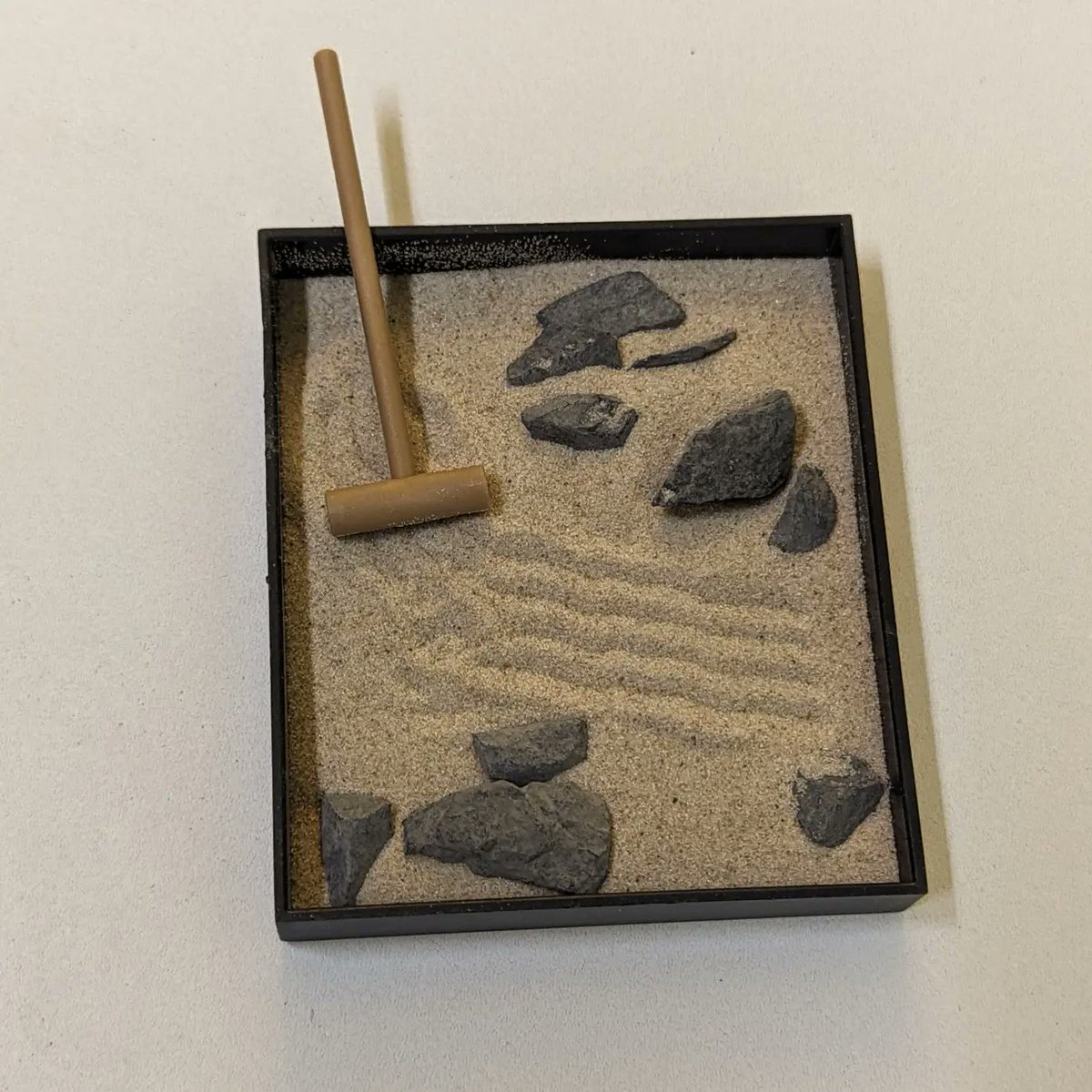 The newest addition to my office - a mini zen garden kit from @dollartree 🙃 (It fits in the palm of your hands!)

#SchoolCounselor #SchoolCounseling #DIY #DollarTree #mentalhealth #socialemotionallearning #elementary #school #education #budgetfriendly