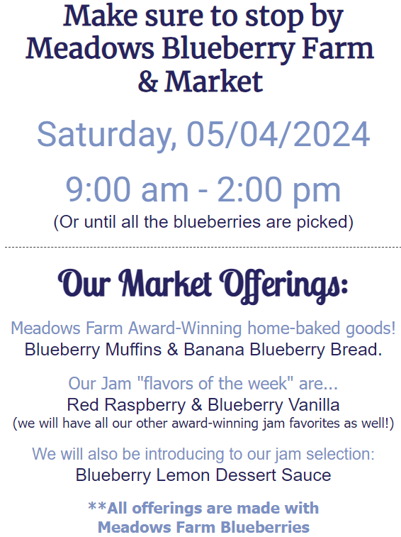 Meadows Blueberry Farm (@meadowsbbfarm) on Twitter photo 