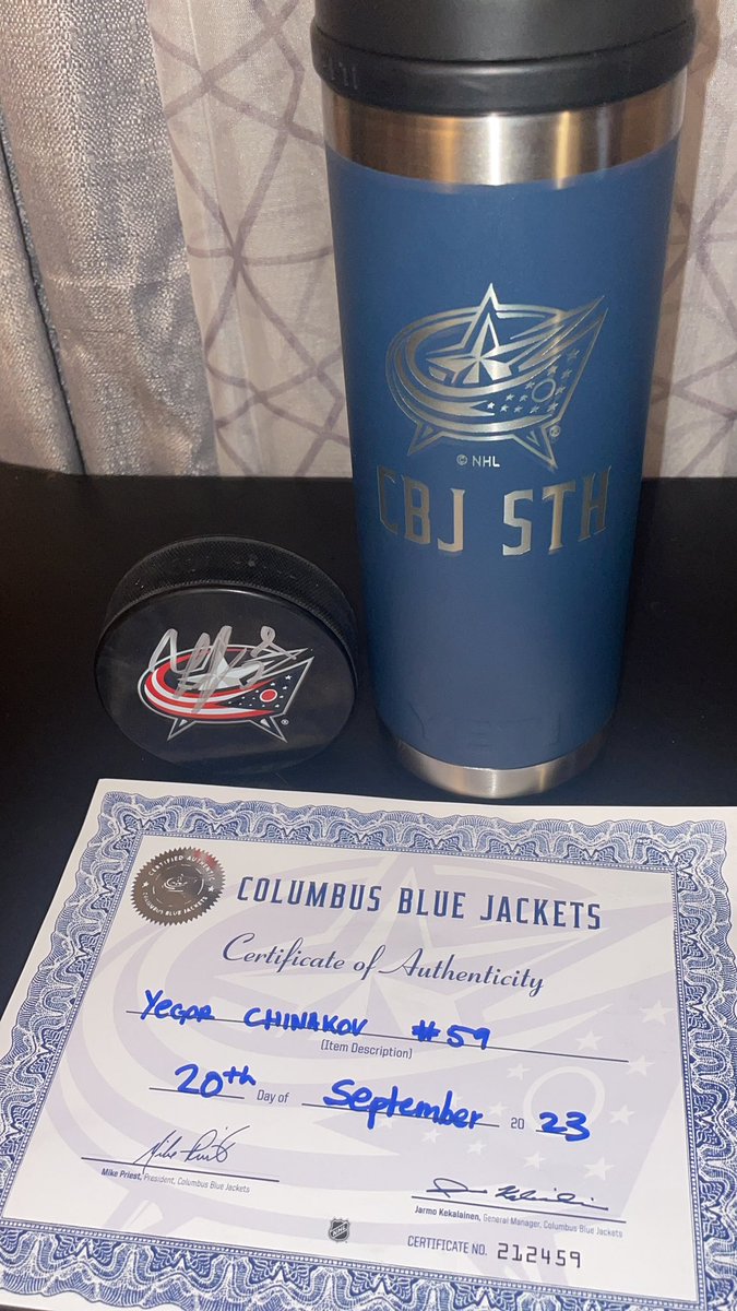 Officially a season ticket holder for #CBJ can’t wait for next season🤝🏼🫡