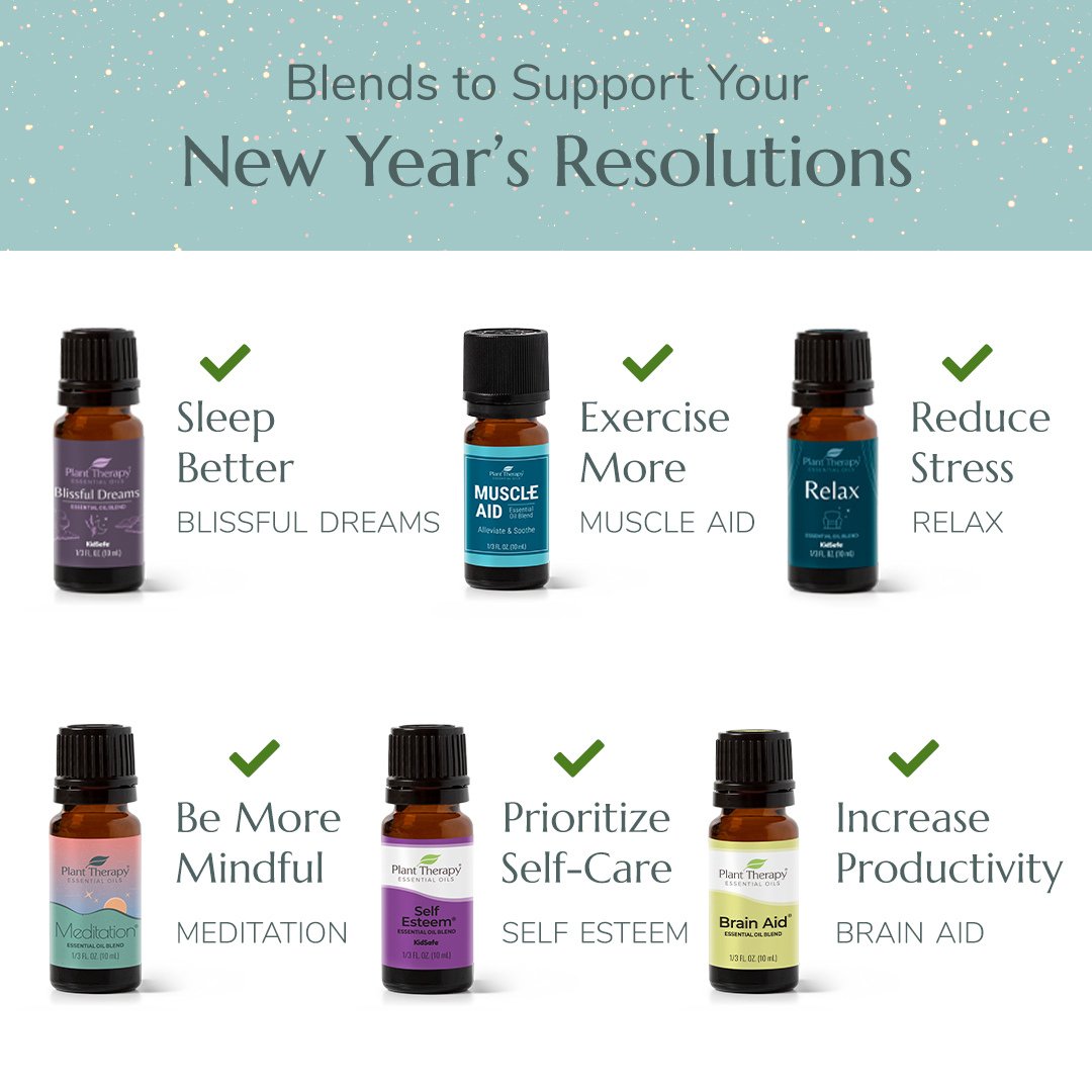 A new year means new goals!☀️ Whether you're prioritizing more sleep or less stress, these essential oils blends can help kickstart your New Year's resolutions.💪
.
.
.
#newyearsresolutions #resolutions #wellness #wellnesstips #sleep #stress #stressrelief #exercise #selfcare