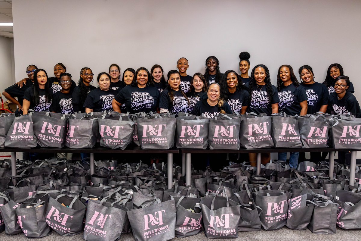 Hotties today is officially Megan Thee Stallion Day and the Pete and Thomas Foundation always encourage Hotties to come together to help give back. This year, Hotties helped <a href="/AVDA_TX/">AVDA</a> assemble 500 care packages to be distributed to mothers on Mother’s Day and renovate the Youth