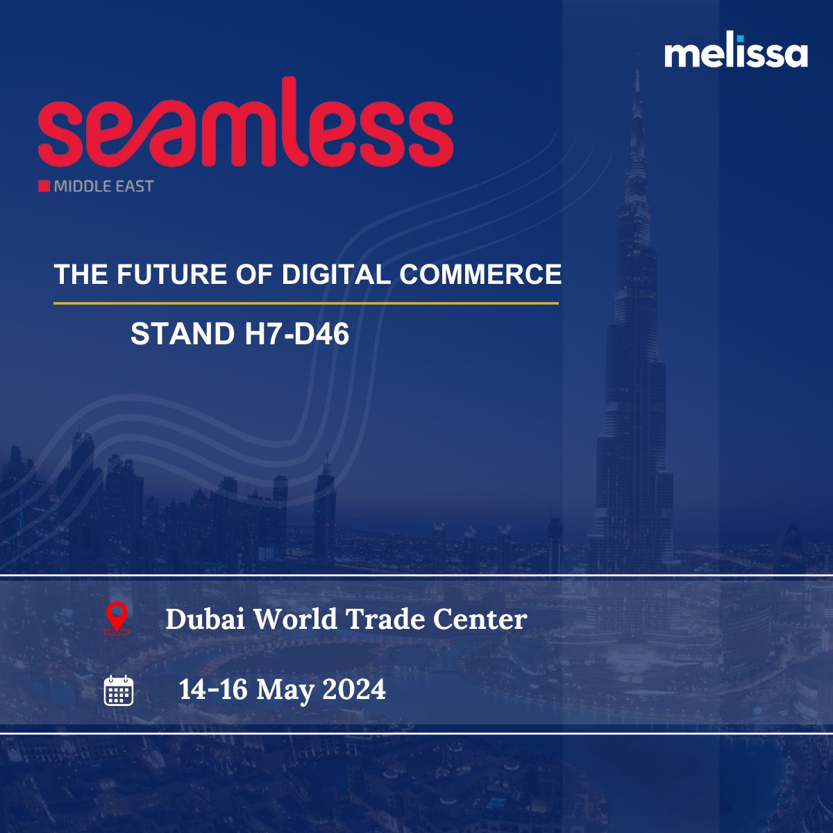 🌟 Join Melissa at Seamless Middle East, May 14-16, 2024, Dubai World Trade Center, Stand H7-D46. Discover tailored solutions for seamless customer onboarding, compliance, and fraud protection🔍💼.➡️Click here learn more: i.melissa.com/3QqUjLH
#seamless2024