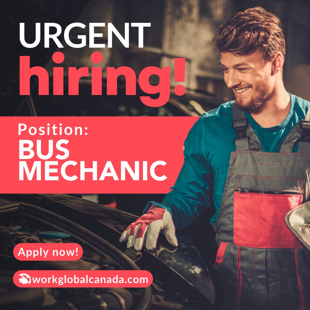 Rev Up Your Career! Bus Mechanic Apply Here: ow.ly/f6jO50Rk28y

#AutoMechanicJobs #NowHiringNL #SkilledMechanics #FullTimeJobs #CareerDrive #MechanicLife #PrecisionCrafted #ReliableWork #Teamwork #OnTheRoadToSuccess #ApplyBeforeSept27 #NewfoundlandJobs #JoinOurTeam