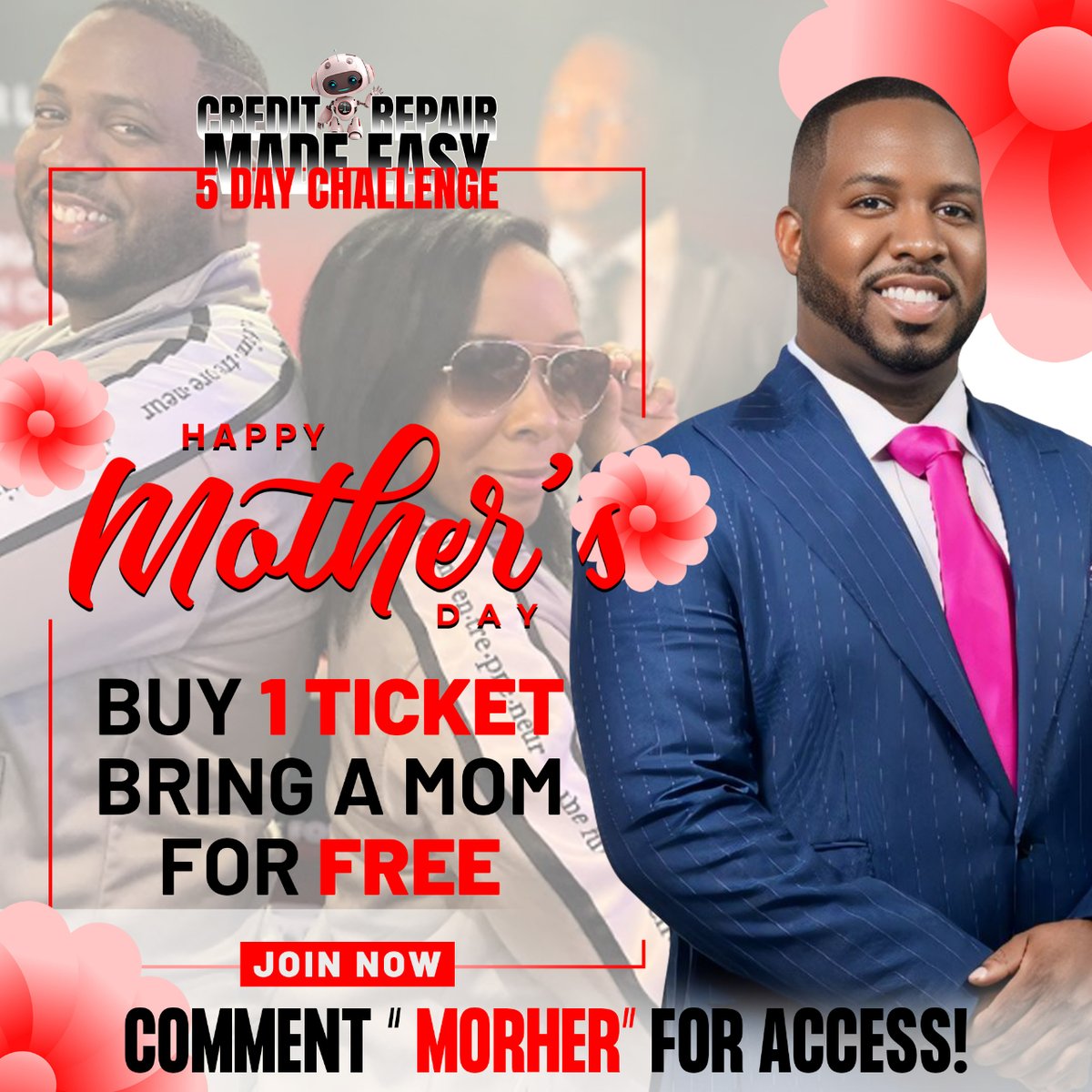 Let's make this Mother's Day unforgettable with a gift that keeps on giving: financial literacy and freedom!

 COMMENT 'MOTHER' below if you know a supermom who needs this

#ConsumerLaw #CreditRepairChallenge