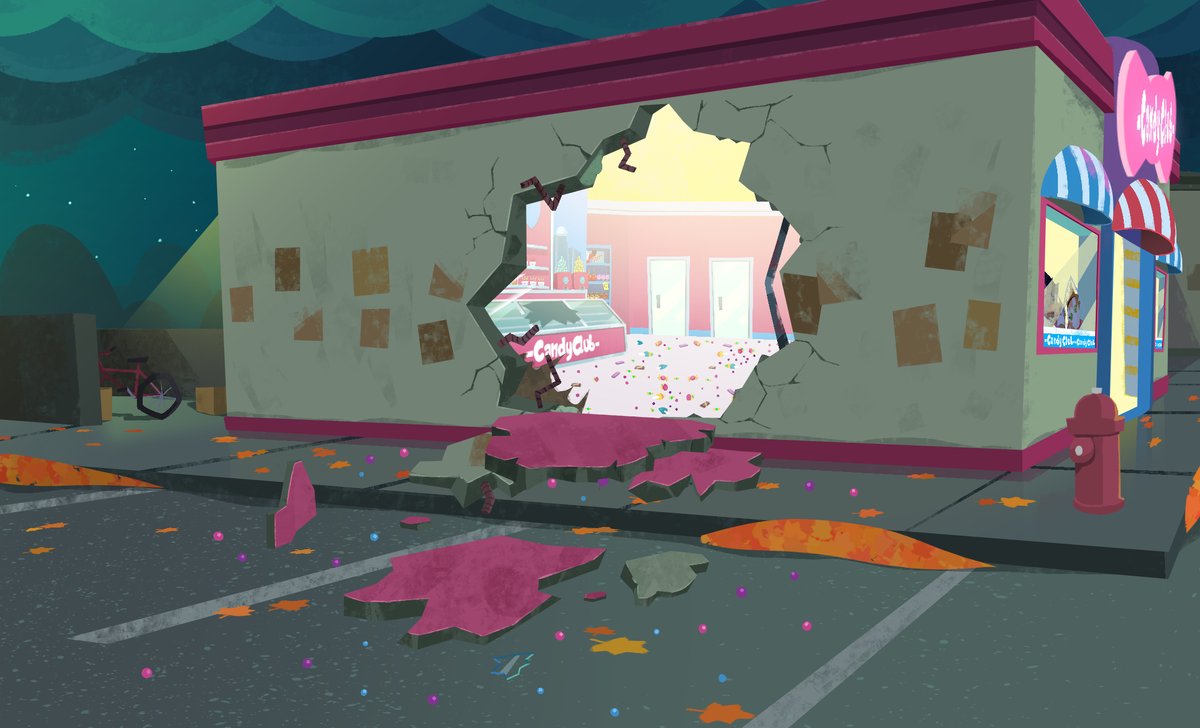 _AoClover's tweet image. It&apos;s late but... some background work I did for  #spookymonth6 !!!!!